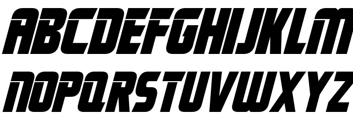 Mars News Italic Fonte MAIÚSCULAS