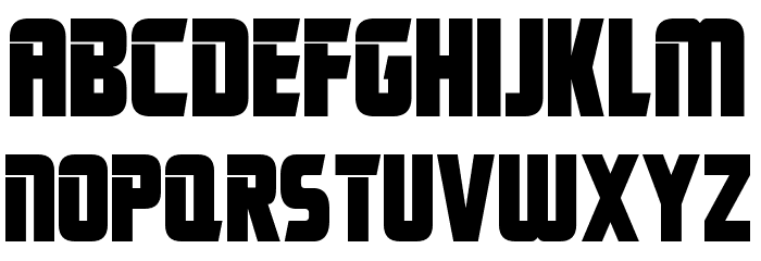Mars News Font LOWERCASE