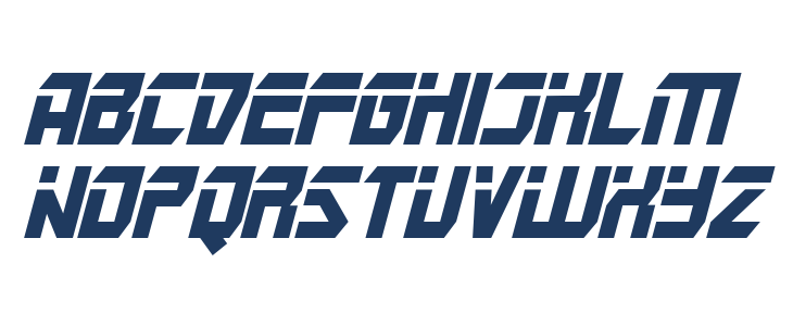 Mars Police Italic Lowercase