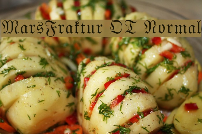 MarsFraktur OT Normal Font examples