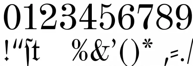 MarsFrakturSlovak Normal Polices AUTRES CHARS