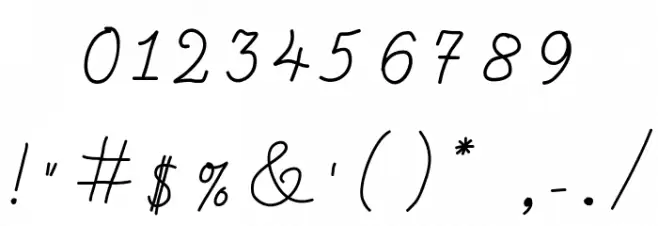 MarsLovesVenus Font OTHER CHARS