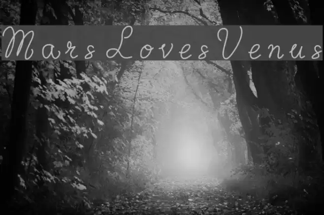 MarsLovesVenus Font examples