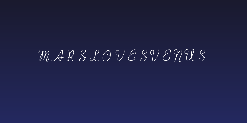 MarsLovesVenus Social Header