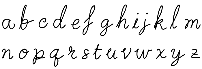 MarsLovesVenus Font LOWERCASE