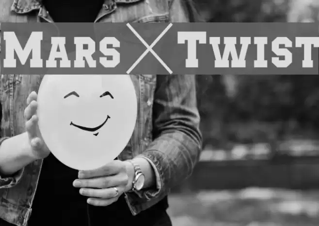 Mars&Twist Schriftart examples