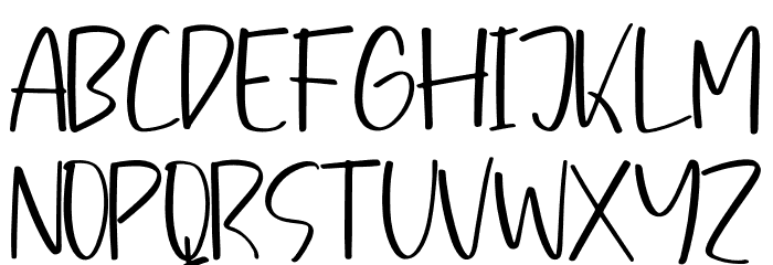 Marsden Noted Font UPPERCASE
