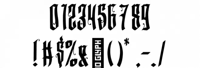 Marseille Regular Font OTHER CHARS