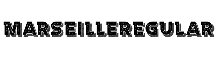 Marseille Regular  font caratteri gratis