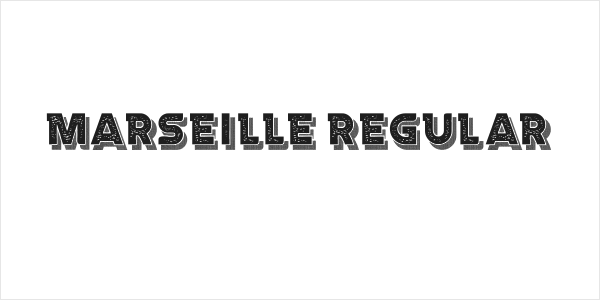 Marseille Regular Logo