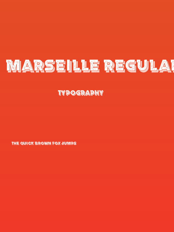 Marseille Regular Poster