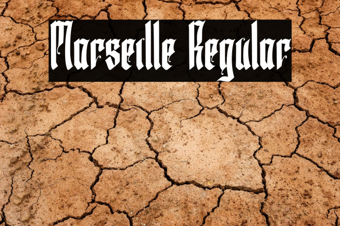 Marseille Regular Шрифта examples