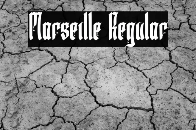 Marseille Regular Font examples