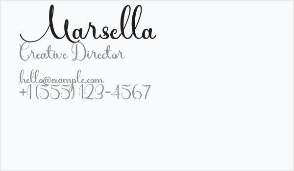 Marsella Business Card