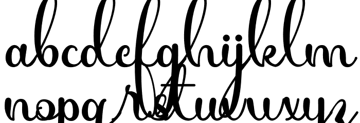 Marsella Font LOWERCASE