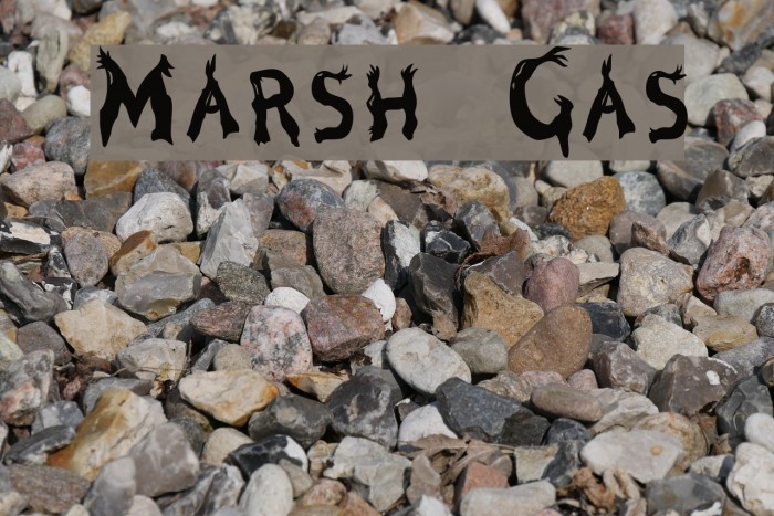 Marsh Gas Font examples