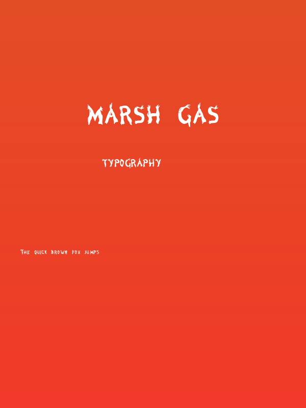 Marsh Gas Poster