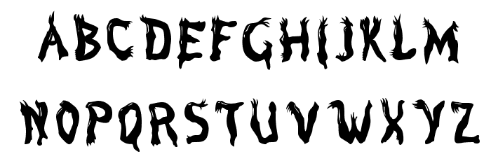 Marsh Gas Font LOWERCASE