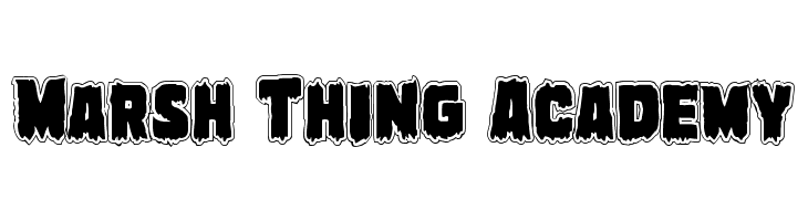 Marsh Thing Academy Font