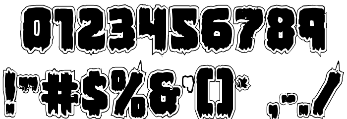 Marsh Thing Academy Font OTHER CHARS