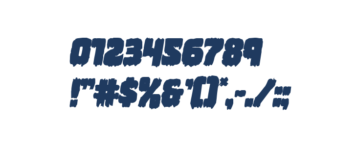 Marsh Thing Bold Italic Other Characters