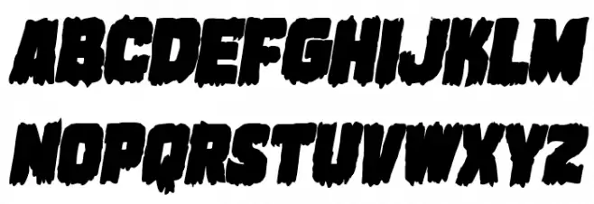Marsh Thing Bold Italic Fonte MAIÚSCULAS
