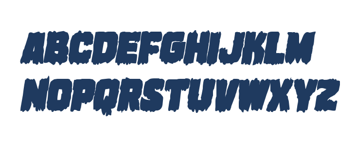 Marsh Thing Bold Italic Lowercase