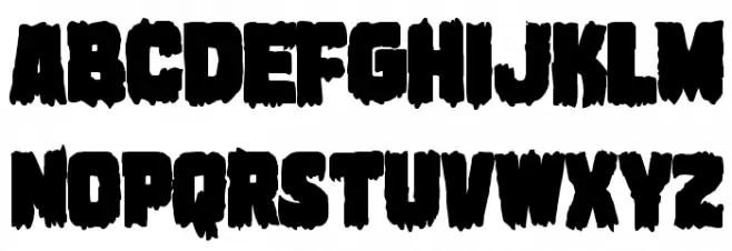 Marsh Thing Bold Schriftart Groß