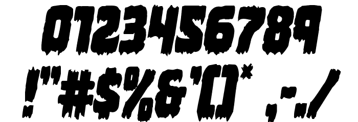 Marsh Thing Condensed Italic Font OTHER CHARS