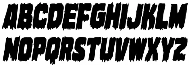 Marsh Thing Condensed Italic خط أحرف كبيرة