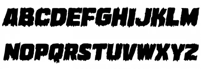 Marsh Thing Expanded Italic フォント 大文字