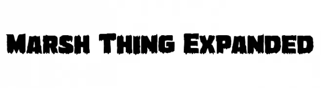 Marsh Thing Expanded  font caratteri gratis