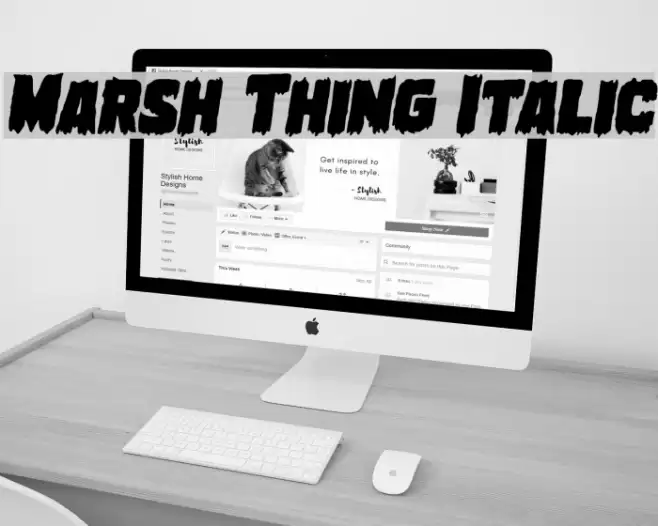Marsh Thing Italic examples