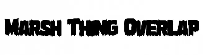 Marsh Thing Overlap  font caratteri gratis