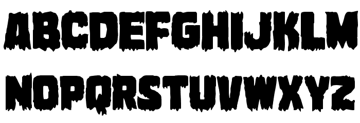 Marsh Thing Regular Font LOWERCASE