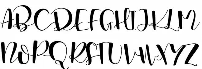Marsha Belle Demo Regular Schriftart Groß