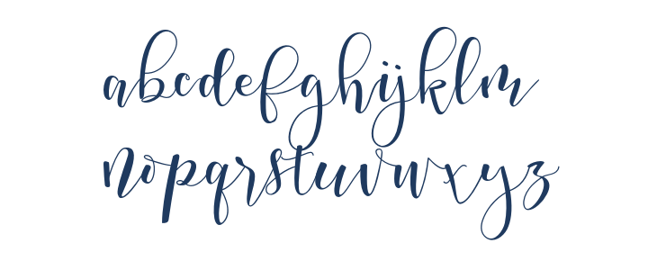 Marsha Belle Demo Regular Lowercase