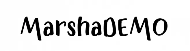 MarshaDEMO  Free Fonts Download