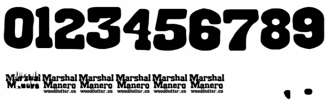 Marshal Manero Font OTHER CHARS
