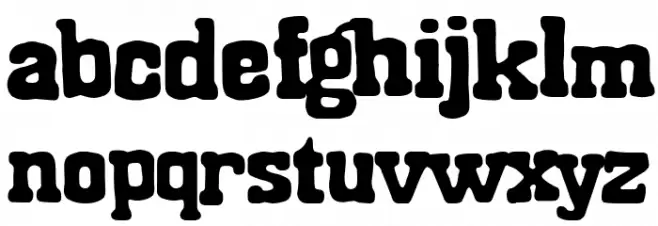 Marshal Manero خط أحرف صغيرة