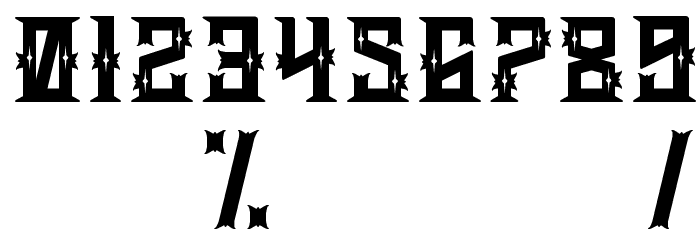 Marshal Risk Font OTHER CHARS