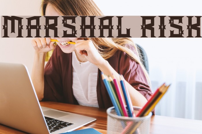 Marshal Risk Font examples