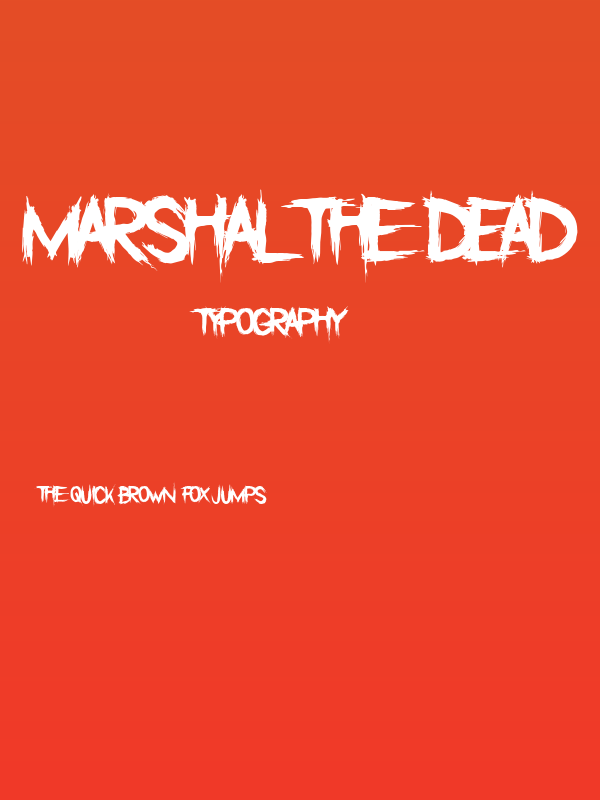 Marshal The Dead Poster
