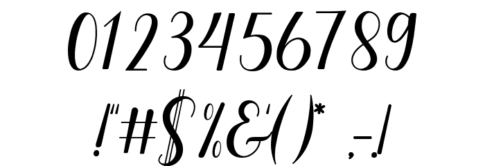 Marsheilla Font OTHER CHARS