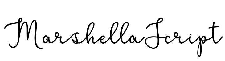 MarshellaScript  नि: शुल्क फ़ॉन्ट्स डाउनलोड