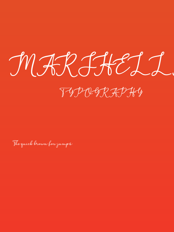 MarshellaScriptItalic Poster