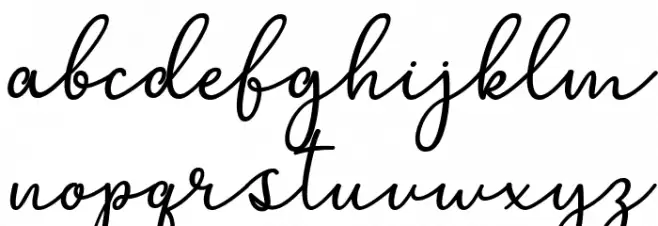 MarshellaScriptItalic خط أحرف صغيرة