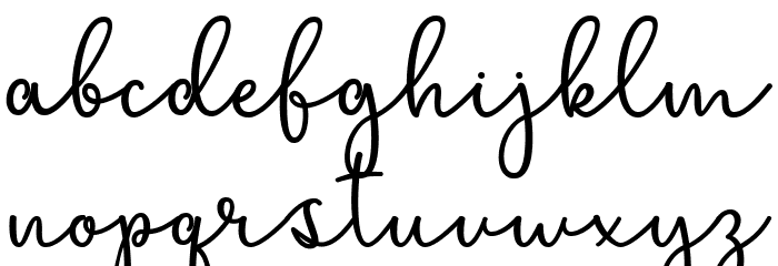MarshellaScript フォント 小文字