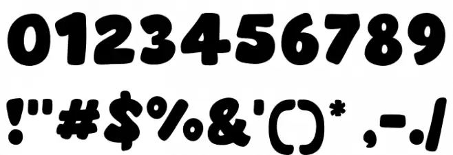 Marshi Sans フォント その他の文字