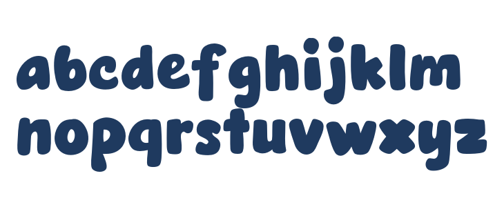 Marshi Sans Lowercase